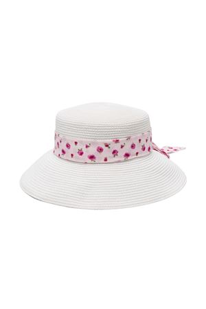 white cotton cap SIMONETTA KIDS | SU0A77Z1979101RS